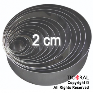 CORTANTE REDONDO ACERO INOXIDABLE N.2 (H) x 1